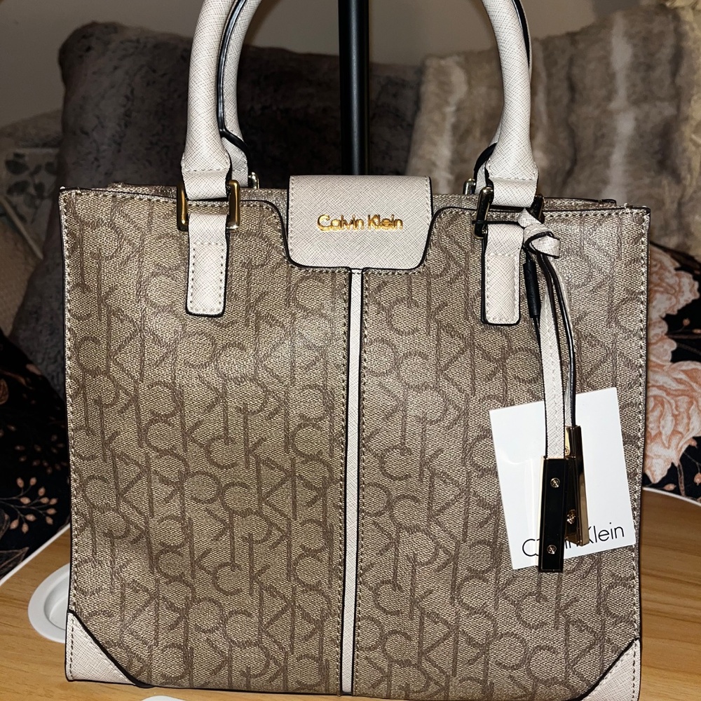 Calvin’s Klein Monogram Satchel - Picture 2 of 13